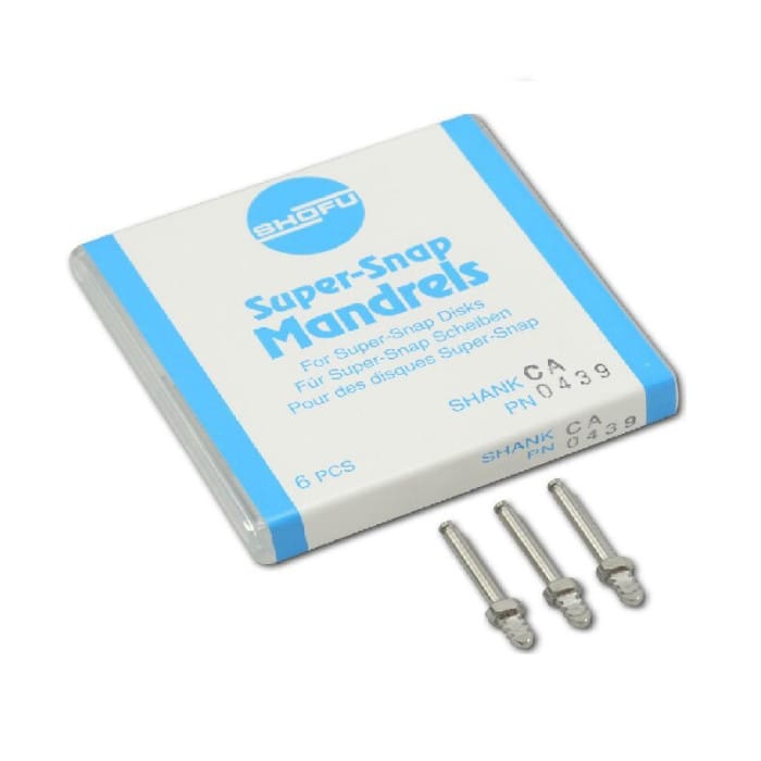 Shofu Super-Snap RA/CA Mandrels (6)