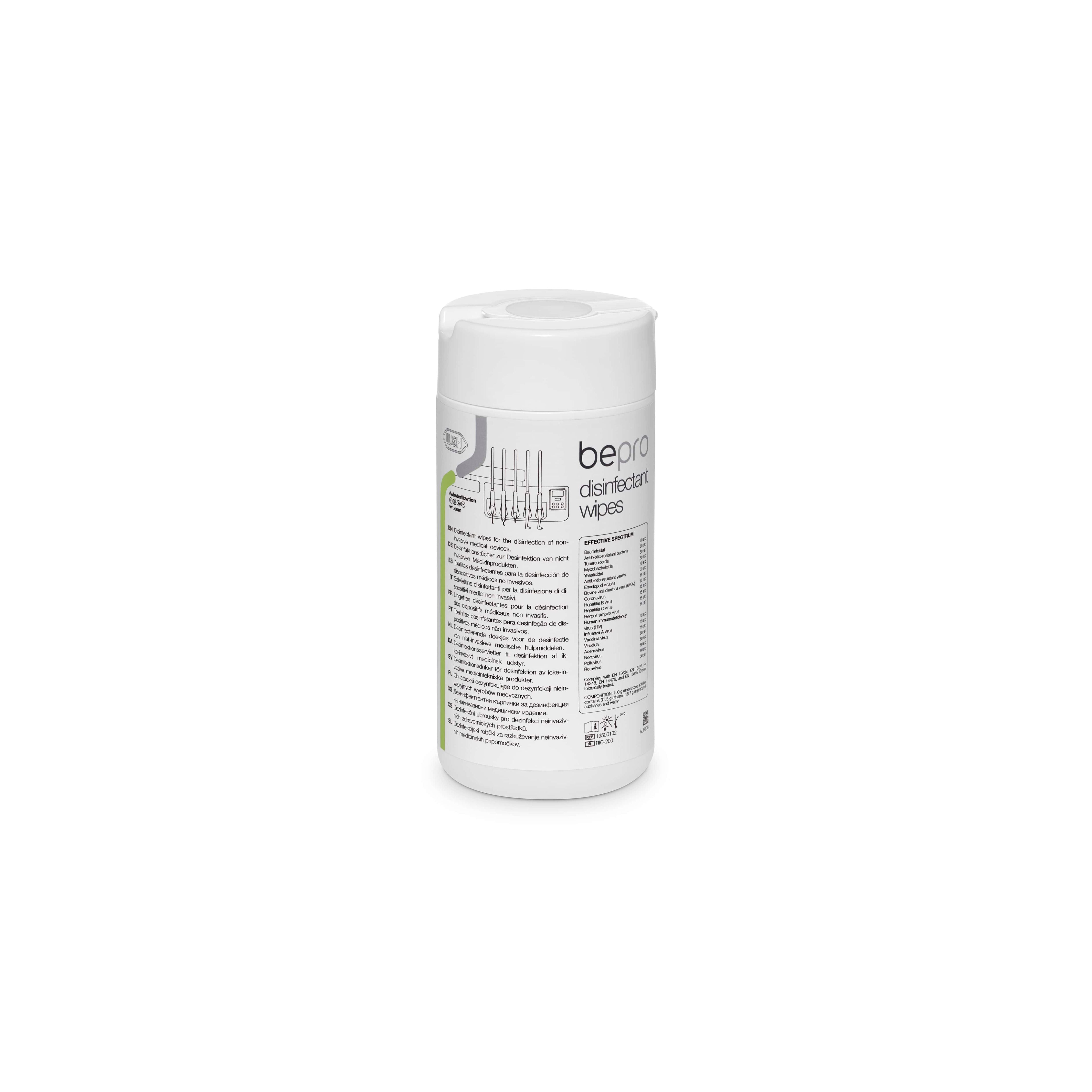 W&H BePro Disinfectant Wipes (120)