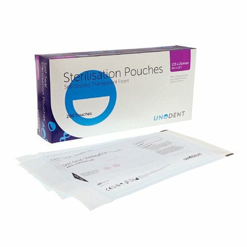 *CLEARANCE* Unodent Autoclave Pouches 133mm * 254mm