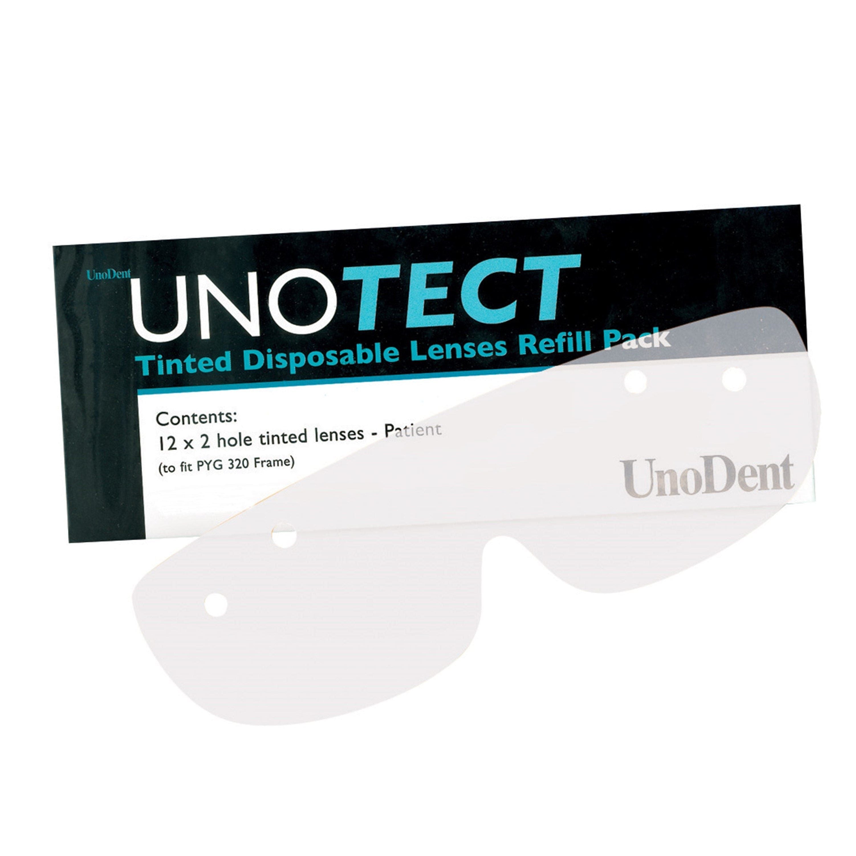 *CLEARANCE* UnoDent UnoTect Disposable Lenses Clear (12)