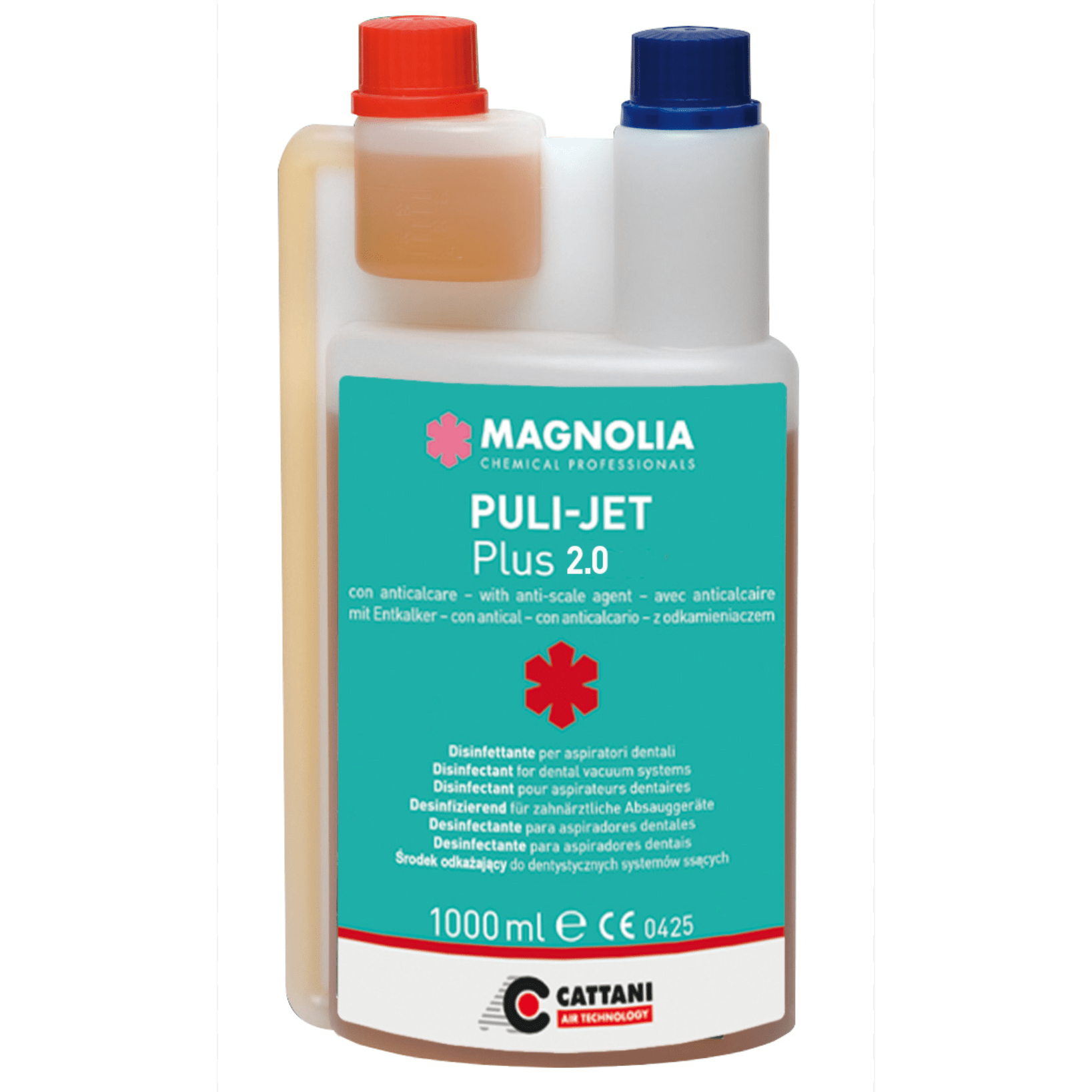 Cattani Puli-Jet Plus 2.0 Aspirator Disinfectant Concentrate 1000ml