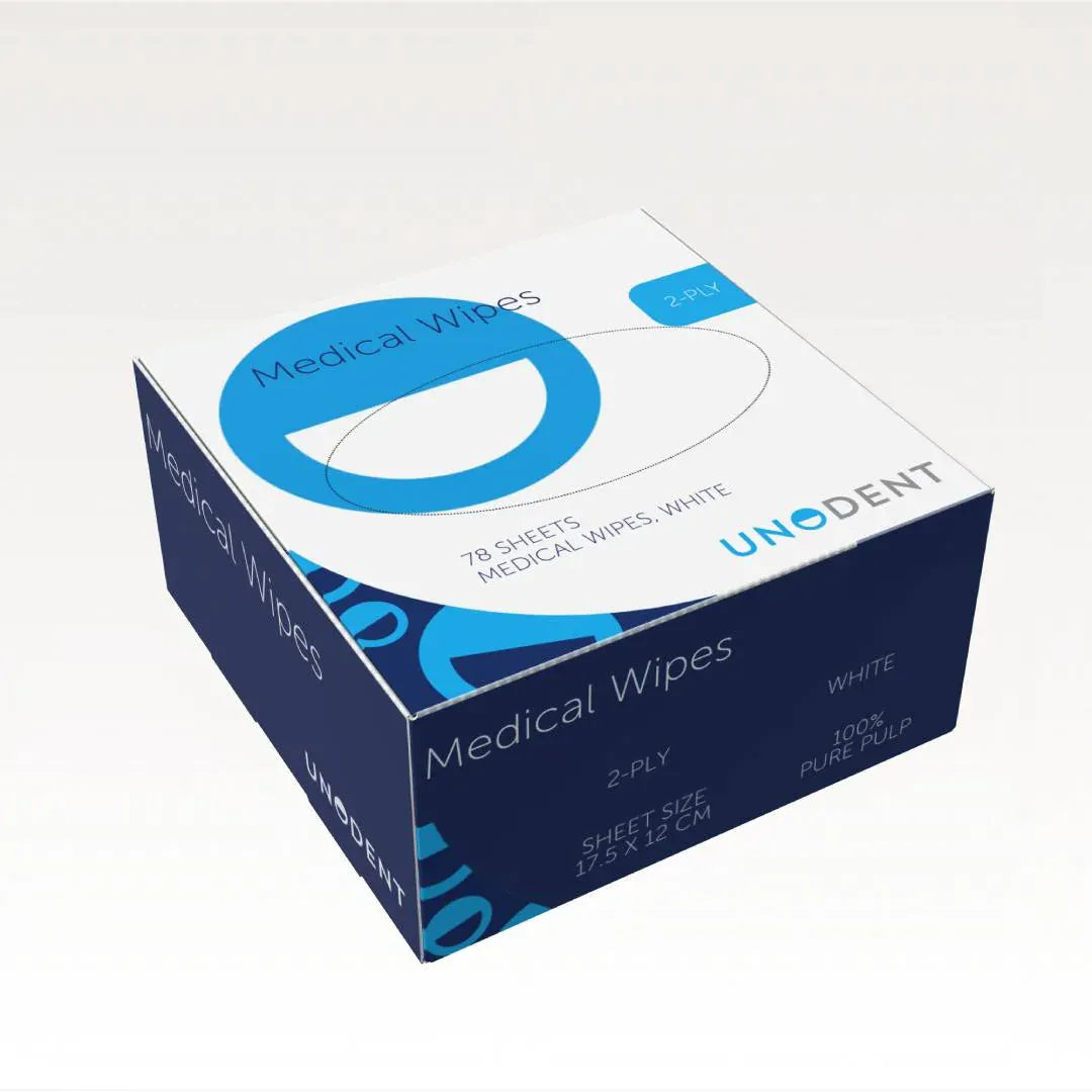 *CLEARANCE* UnoDent Medical Wipes 2 Ply White Case 72 Skillets