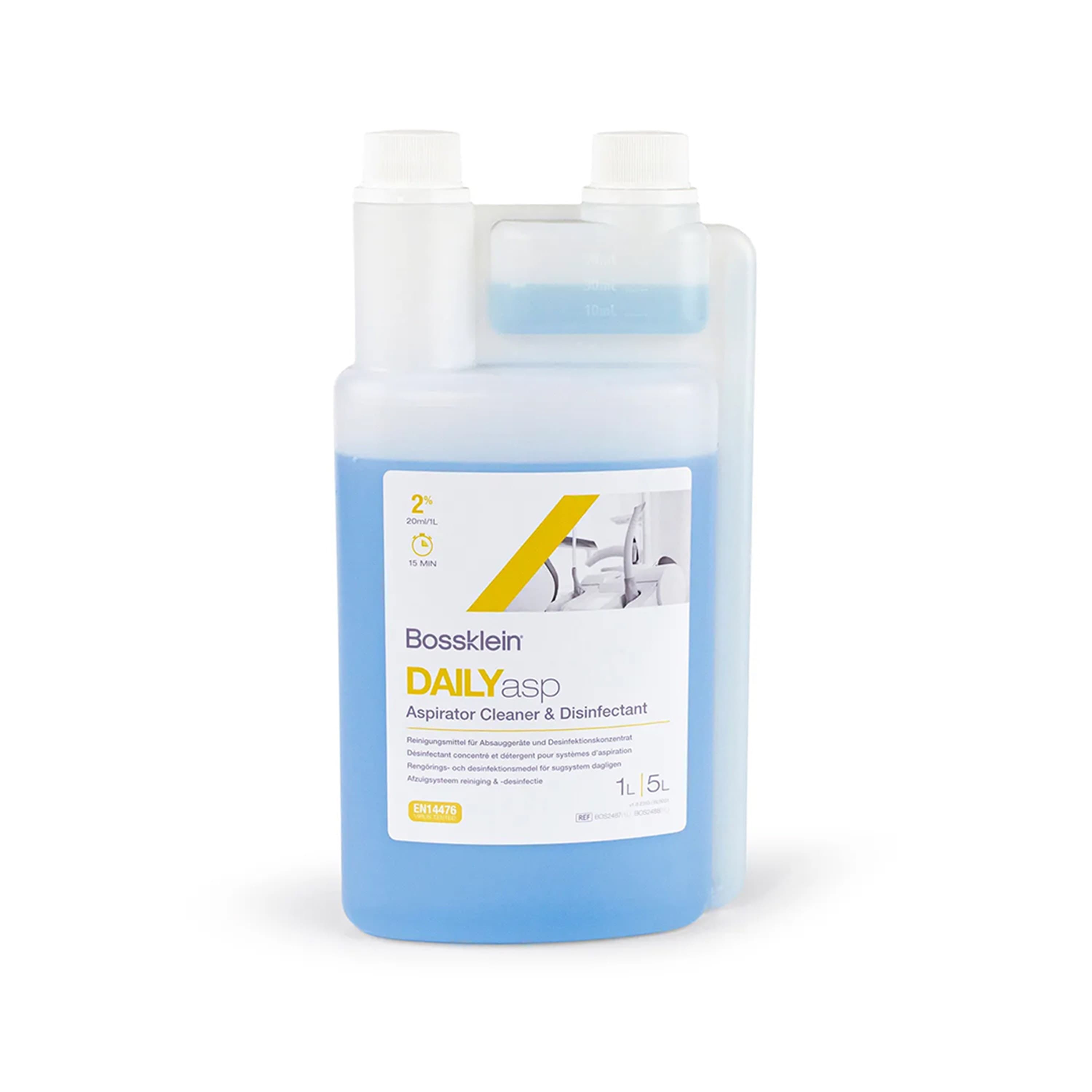 *CLEARANCE* Bossklein DAILYasp Aspirator Cleaner and Disinfectant 1L
