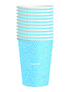*CLEARANCE* Monoart Graffiti Paper Cups Light Blue (1000)