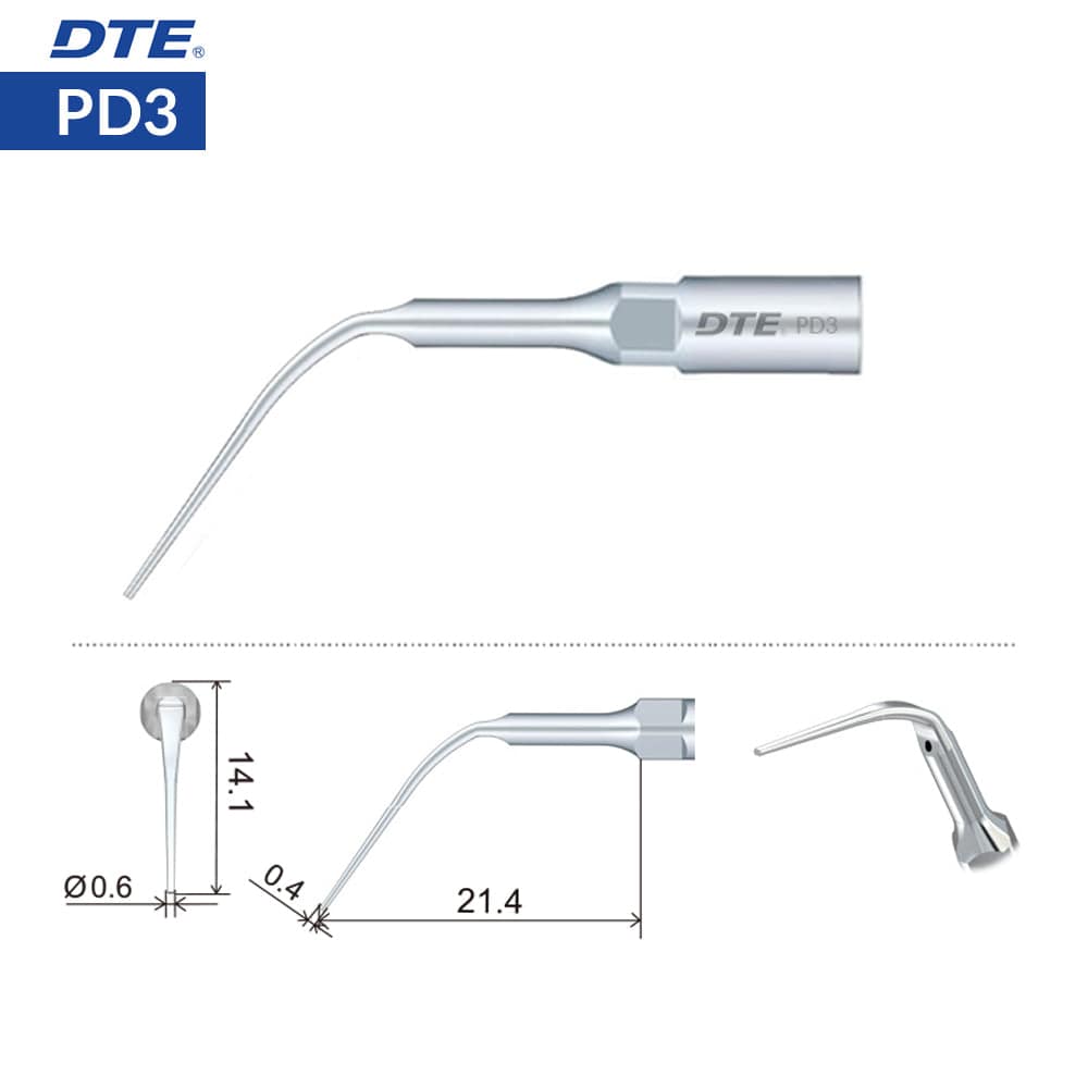 DTE Perio Scaler Tips (5pcs) – Satelec / NSK Compatible (5)