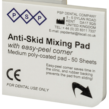 PSP Dental Mixing Pad 7.5cm x7cm Pk50