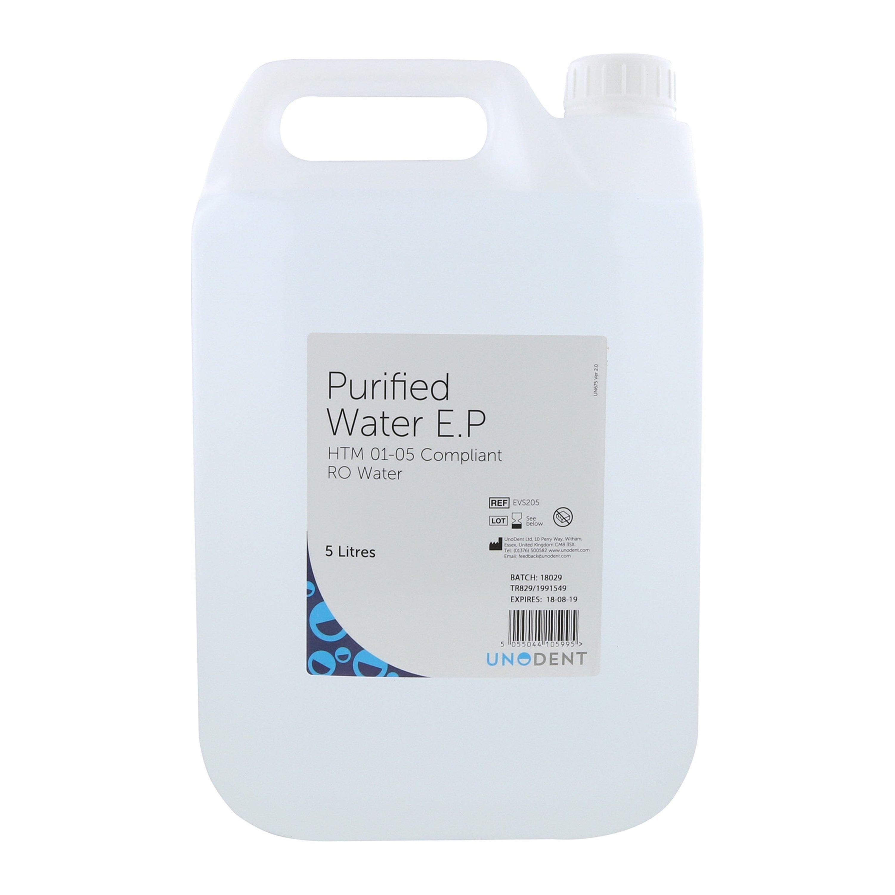 *CLEARANCE* Purified Water 5L