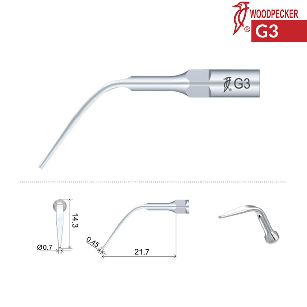 Woodpecker Scaler Tips (5pcs) – EMS Compatible