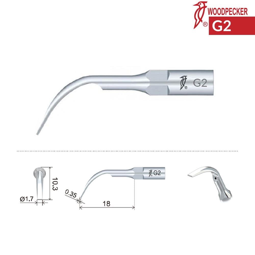 Woodpecker Scaler Tips (5pcs) – EMS Compatible