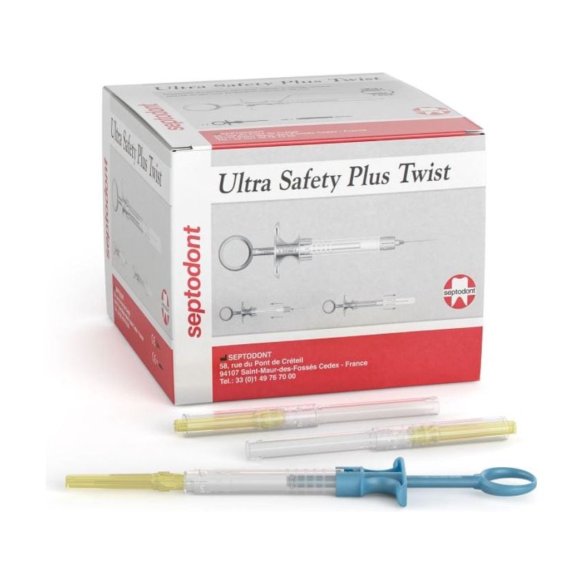 Ultra Safety Plus Twist Needles Pk100