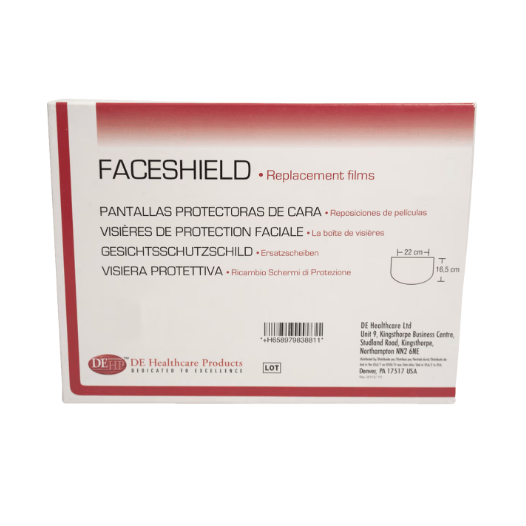 DEHP Face Shield Visor Refill (12)