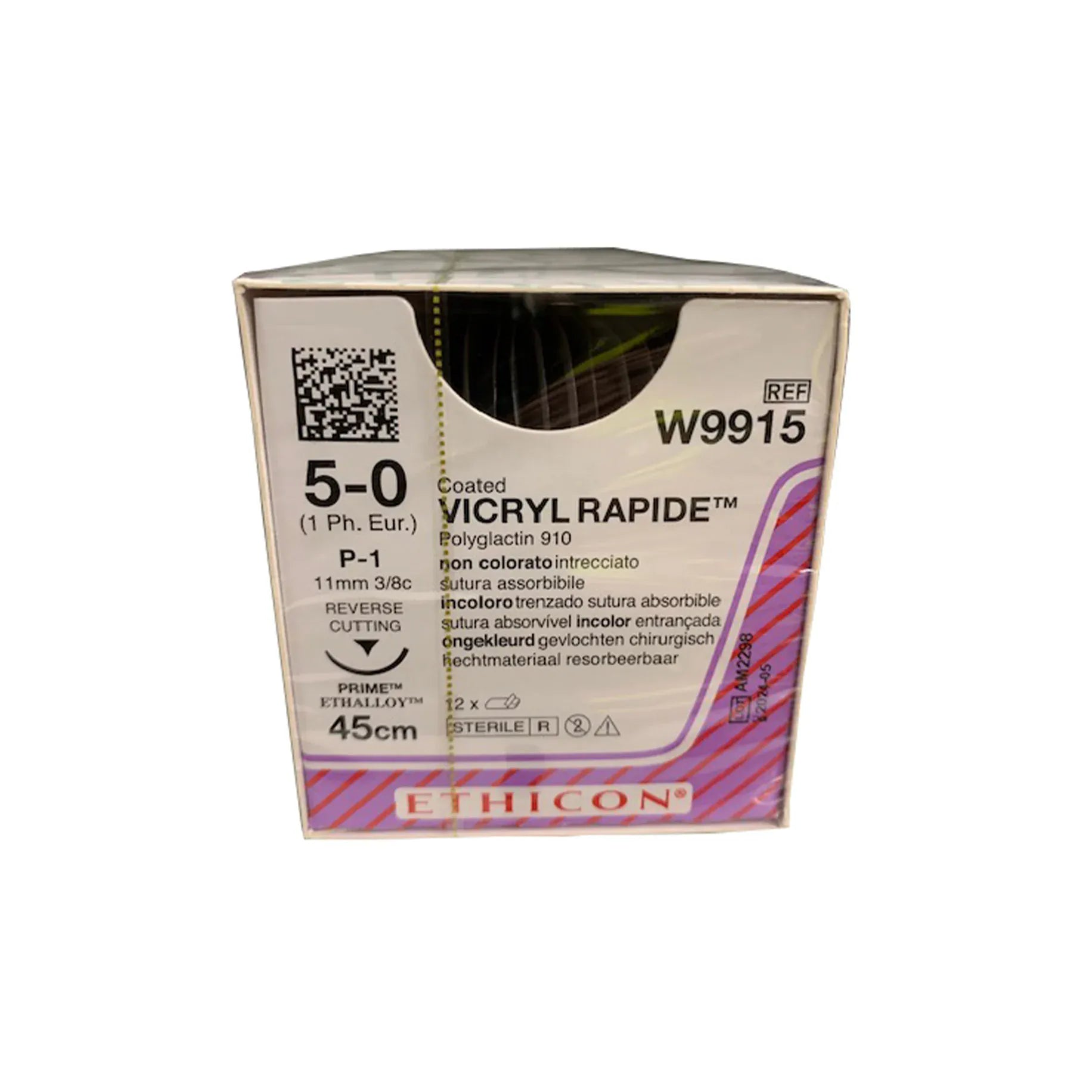 Vicryl Rapide Sutures W9915 45cm (12)