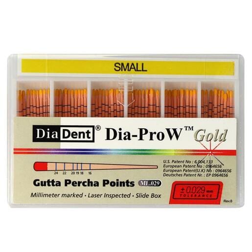 Dia-Pro W Gold Gutta Percha Points (60)